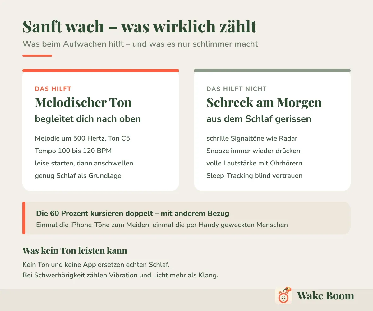 Sanft wach – was wirklich zählt — Was beim Aufwachen hilft – und was es nur schlimmer macht