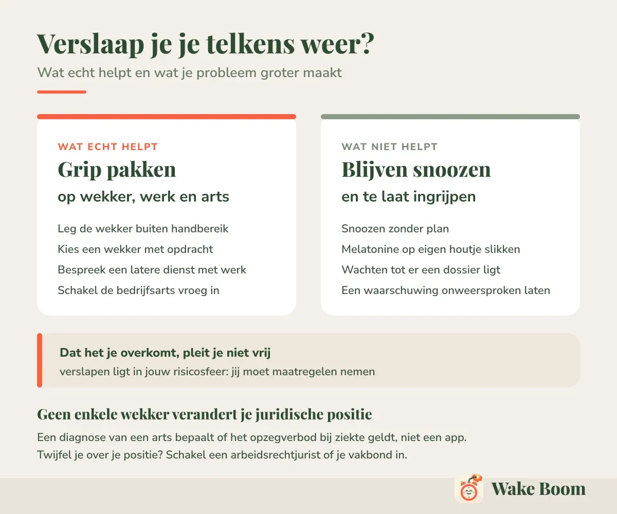 Verslaap je je telkens weer? — Wat echt helpt en wat je probleem groter maakt