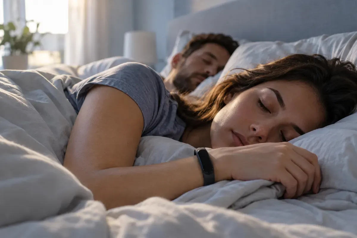 Smartband al polso che vibra per svegliare senza disturbare chi dorme accanto